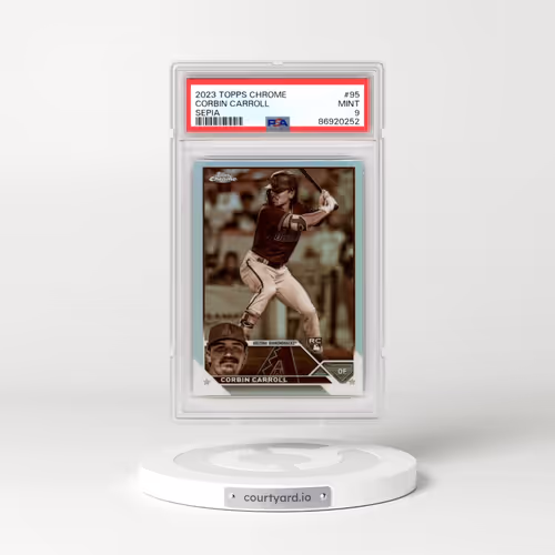 2023 Topps Chrome #95 Corbin Carroll - Sepia Refractor (PSA 9 MINT)