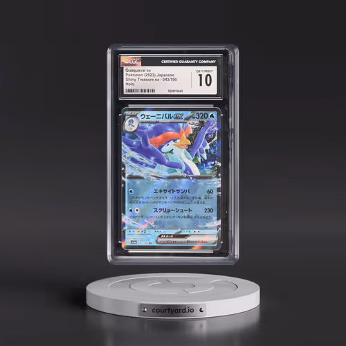 2023 Shiny Treasure ex #043/190 Quaquaval ex - Holo (CGC 10 GEM MINT)