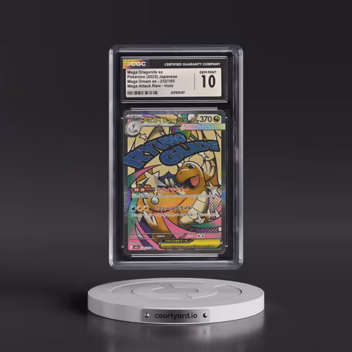 2025 Mega Dream ex - M2a #232/193 Mega Dragonite ex - Mega Attack Rare Holo (CGC 10 GEM MINT)
