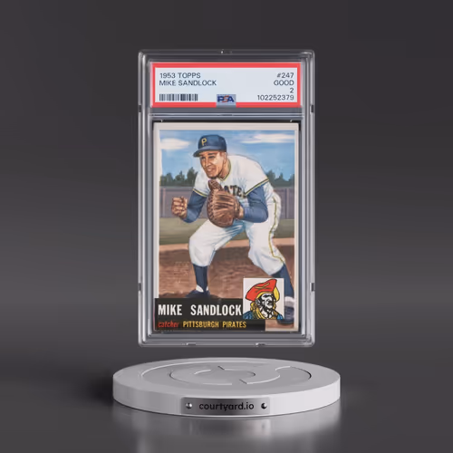 1953 Topps #247 Mike Sandlock (PSA 2 GOOD)