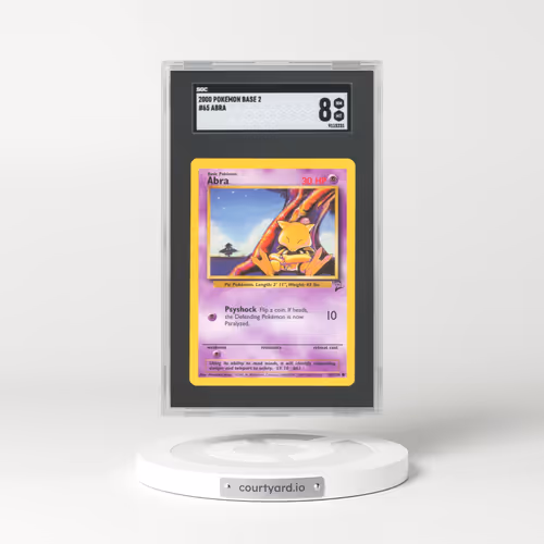 2000 Base Set 2 #65 Abra (SGC 8 NM-MT)