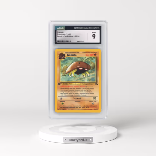 1999 Fossil #50/62 Kabuto - 1st Edition 1st Edition (CGC 9 MINT)