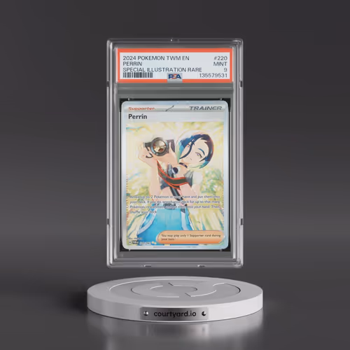 2024 Pokémon Twm EN-Twilight Masquerade #220 Perrin - Special Illustration Rare (PSA 9 MINT)