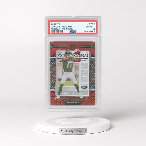 2022 Panini XR Extra Extra #EXT2 Garrett Wilson - Red (PSA 10 GEM MINT)
