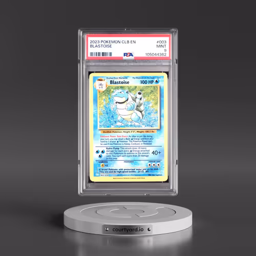 2023 Pokémon Clb-Trading Card Game Classic Blastoise & Suicune EX Deck #003 Blastoise (PSA 9 MINT)