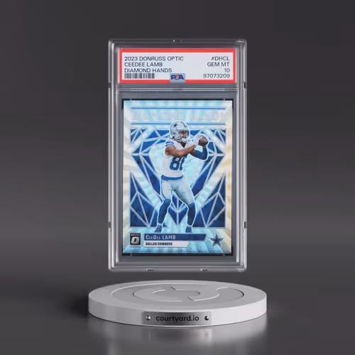 2023 Panini Donruss Optic Diamond Hands #DHCL Ceedee Lamb (PSA 10 GEM MINT)