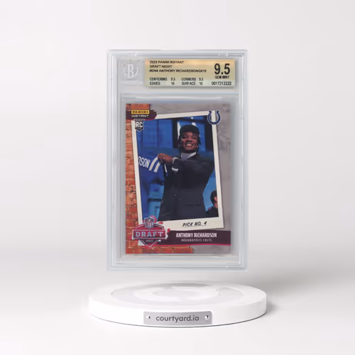 2023 Panini Instant NFL Draft Night #DN4 Anthony Richardson (BGS 9.5 GEM MINT)