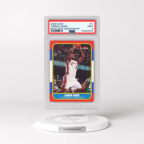 2006 Fleer 86-87 20th Anniversary #71 LeBron James (PSA 9 MINT)