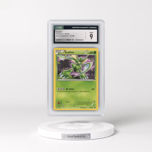 2012 Dark Explorers #4/108 Scyther (CGC 9 MINT)
