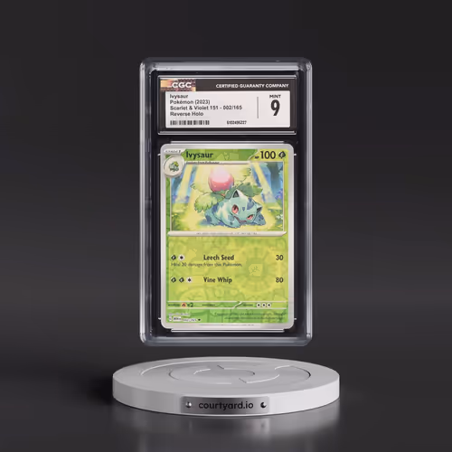 2023 Scarlet & Violet 151 - MEW EN #002/165 Ivysaur - Reverse Holo (CGC 9 MINT)