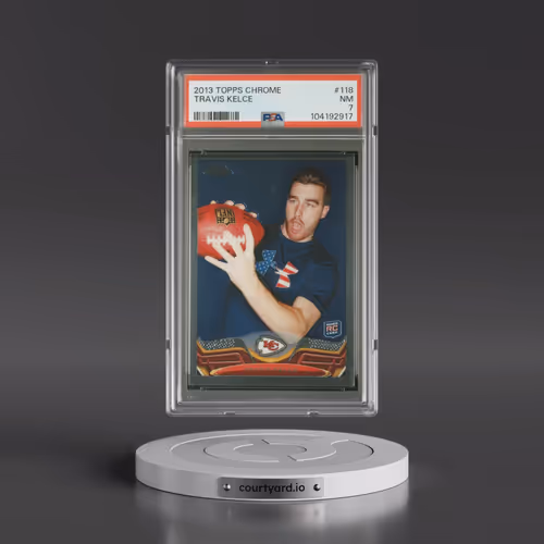 2013 Topps Chrome #118 Travis Kelce (PSA 7 NM)