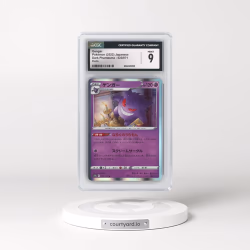 2021 Dark Phantasma #023/071 Gengar - Holo (CGC 9 MINT)