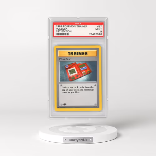 1999 Pokémon Game #87 Pokedex - 1st Edition (PSA 9 MINT)