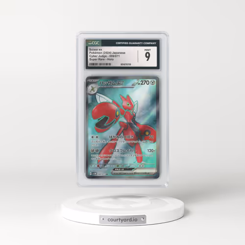 2024 Cyber Judge #089/071 Scizor ex - Super Rare Holo (CGC 9 MINT)