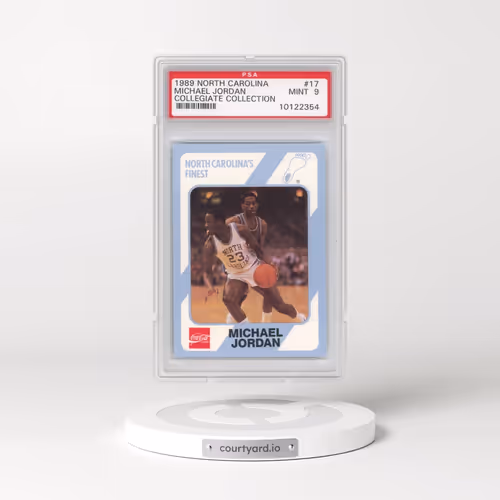 1989 Collegiate Collection North Carolina #17 Michael Jordan (PSA 9 MINT)