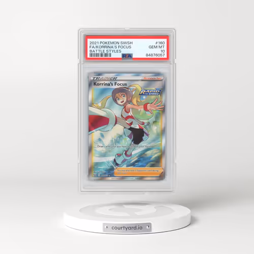 2021 Pokémon Sword & Shield Battle Styles #160 Korrina's Focus - Full Art (PSA 10 GEM MINT)