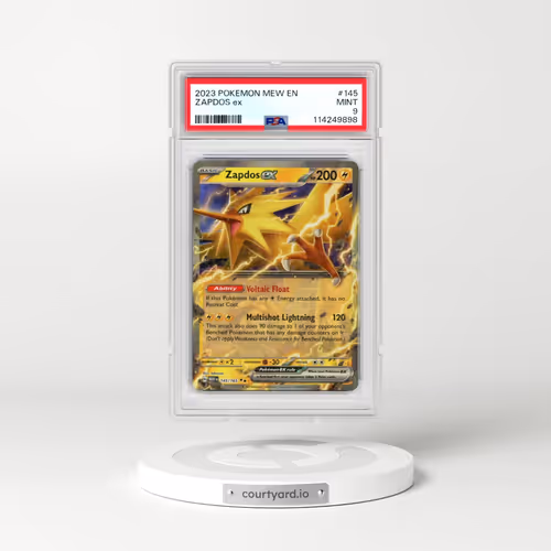 2023 Pokémon Mew EN-151 #145 Zapdos EX - Holo (PSA 9 MINT)