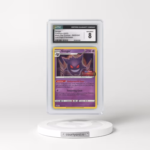 2017 Black Star Promos - Sword & Shield #SWSH241 Gengar - Prerelease Holo (CGC 8 NM-MT)