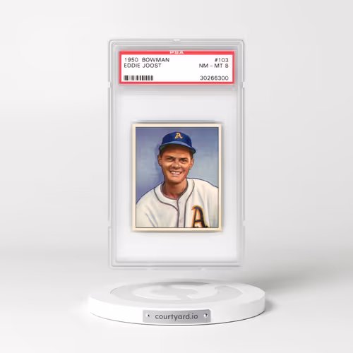 1950 Bowman #103 Eddie Joost (PSA 8 NM-MT)