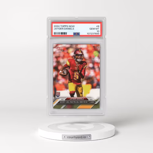 2024 Topps Now #6 Jayden Daniels (PSA 10 GEM MINT)