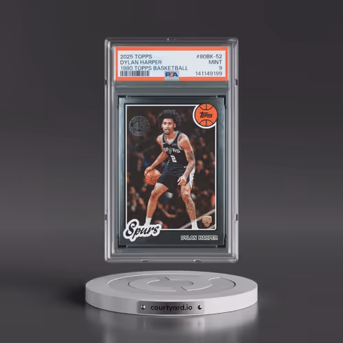 2025 Topps 1980-81 Topps Basketball #80BK-52 Dylan Harper (PSA 9 MINT)