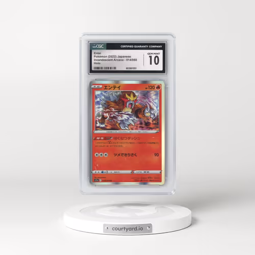 2022 Incandescent Arcana #014/068 Entei - Holo (CGC 10 GEM MINT)
