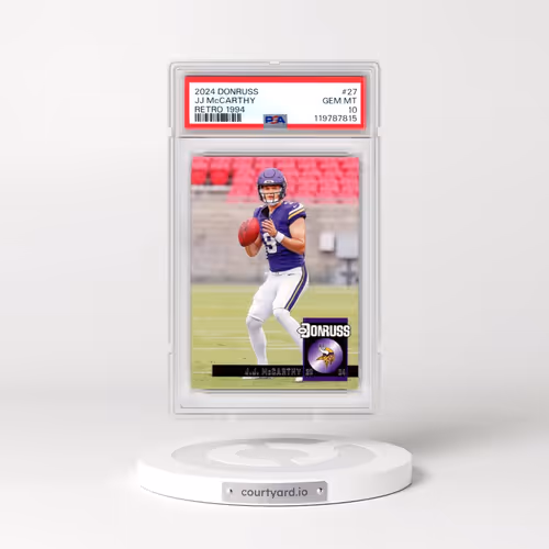 2024 Panini Donruss Retro 1994 #27 JJ McCarthy (PSA 10 GEM MINT)