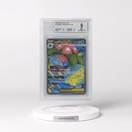 2025 Pokémon Meg EN-Mega Evolution #155 Mega Venusaur EX - Holo Ultra Rare (BGS 9 MINT)