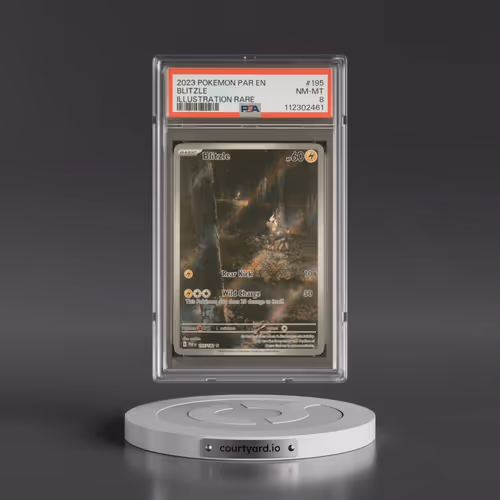 2023 Pokémon Par EN-Paradox Rift #195 Blitzle - Illustration Rare (PSA 8 NM-MT)