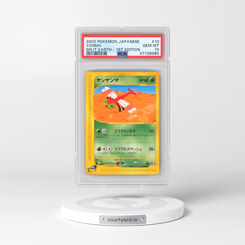 2002 Pokémon Split Earth #010 Yanma - 1st Edition (PSA 10 GEM MINT)