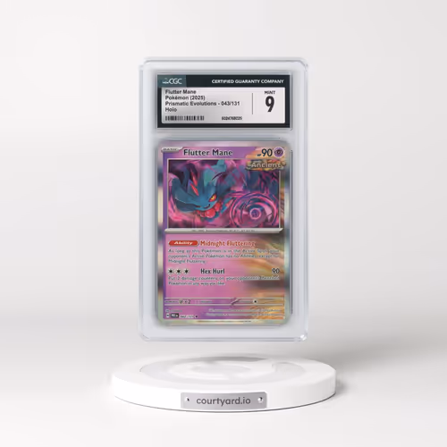 2024 Prismatic Evolutions - PRE EN #043/131 Flutter Mane - Holo (CGC 9 MINT)