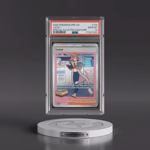 2025 Pokémon Pre EN-Prismatic Evolutions #175 Lacey - Special Illustration Rare (PSA 10 GEM MINT)