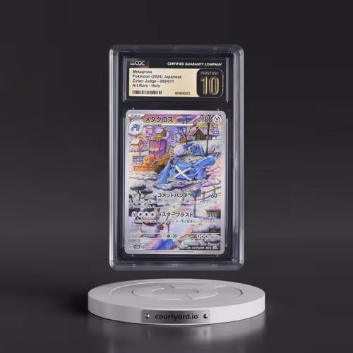 2024 Pokémon Sv5m-Cyber Judge #080 Metagross - Art Rare (CGC 10 PRISTINE)