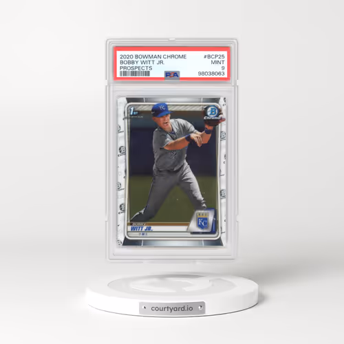 2020 Bowman Chrome Prospects #BCP25 Bobby Witt Jr. (PSA 9 MINT)