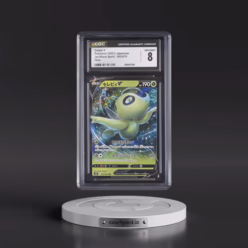 2021 Jet-Black Spirit #003/070 Celebi V - Holo (CGC 8 NM-MT)
