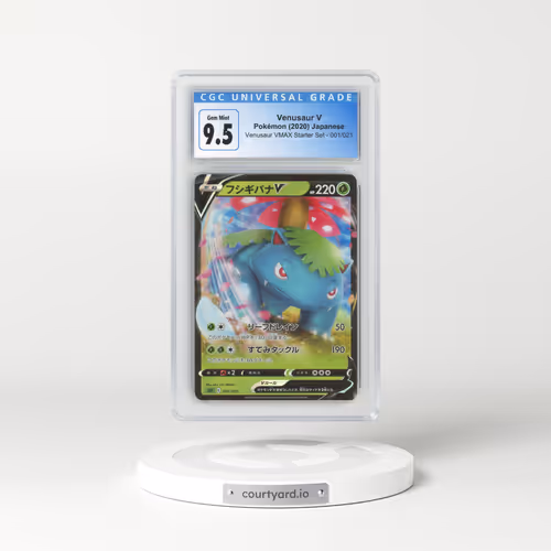 2020 Venusaur VMAX Starter Set #001/021 Venusaur V - Holo (CGC 10 GEM MINT)