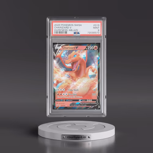 2020 Pokémon Sword & Shield Darkness Ablaze #019 Charizard V - Holo (PSA 9 MINT)