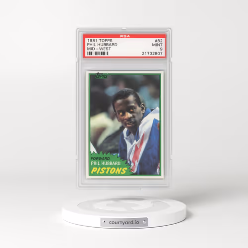 1981 Topps #82 Phil Hubbard - Mid-West (PSA 9 MINT)