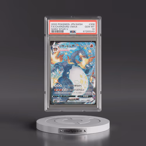 2020 Pokémon Sword & Shield Shiny Star V #308 Charizard Vmax - Full Art (PSA 10 GEM MINT)