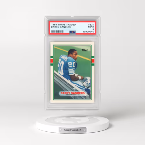 1989 Topps Traded #83T Barry Sanders (PSA 9 MINT)