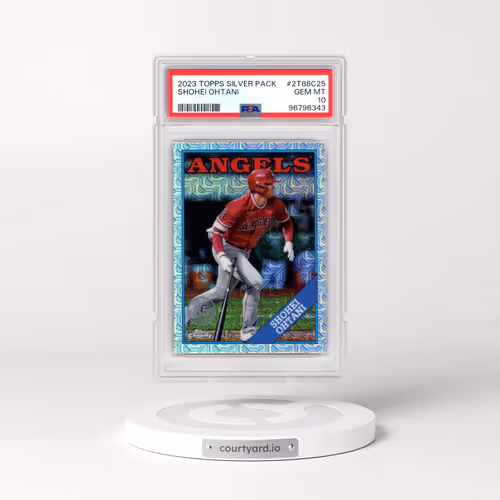 2023 Topps Silver Pack 1988 Chrome Promo #2T88C25 Shohei Ohtani - Series 2 (PSA 10 GEM MINT)