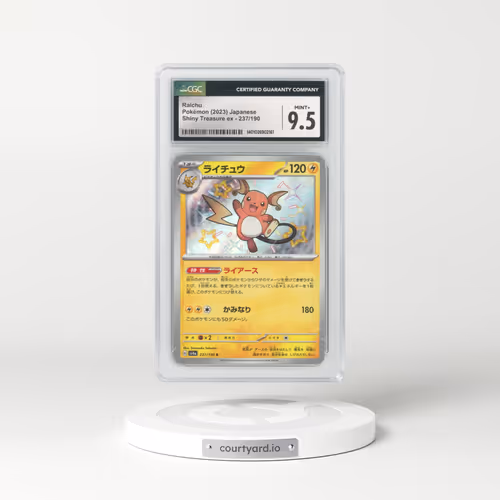 2023 Japanese Shiny Treasure ex #237 Raichu (CGC 9.5 MINT+)