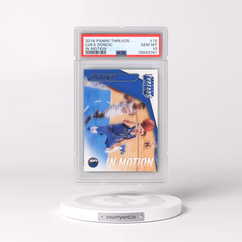 2018 Panini Threads in Motion #15 Luka Doncic (PSA 10 GEM MINT)