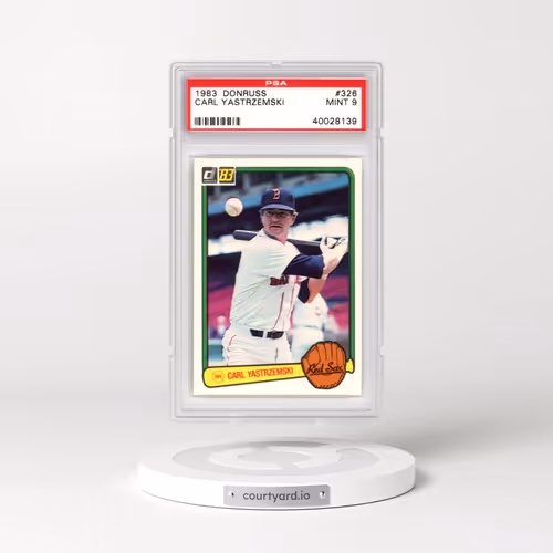 1983 Donruss #326 Carl Yastrzemski (PSA 9 MINT)
