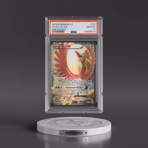 2016 Pokémon XY Breakpoint #121 HO-Oh EX - Holo Full Art (PSA 10 GEM MINT)