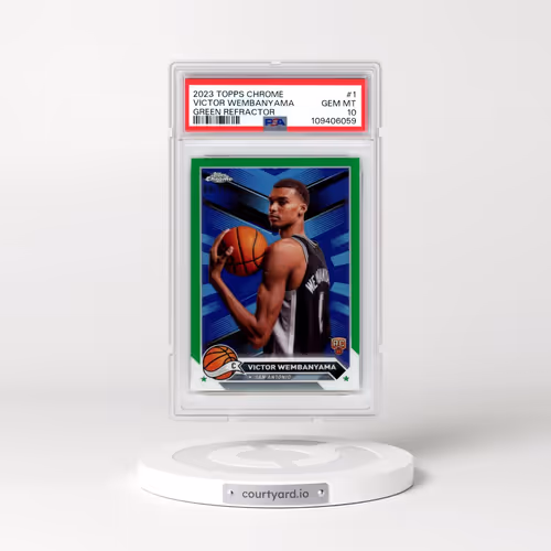 2023 Topps Chrome #1 Victor Wembanyama - Green Refractor (PSA 10 GEM MINT)