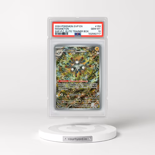 2024 Pokémon Svp EN-SV Black Star Promo #159 Magneton - Surging Sparks Pokemon Center Elite Trainer