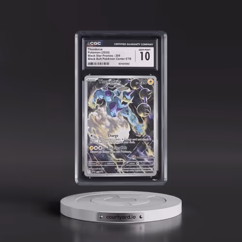 2025 Pokémon Svp EN-SV Black Star Promo #209 Thundurus - Black Bolt Pokemon Center Elite Trainer Box