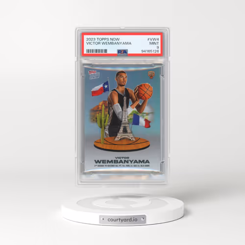 2023 Topps Now #VW4 Victor Wembanyama (PSA 9 MINT)