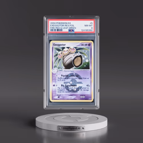 2004 Pokémon EX Fire Red & Leaf Green #5 Exeggutor - Reverse Foil (PSA 8 NM-MT)